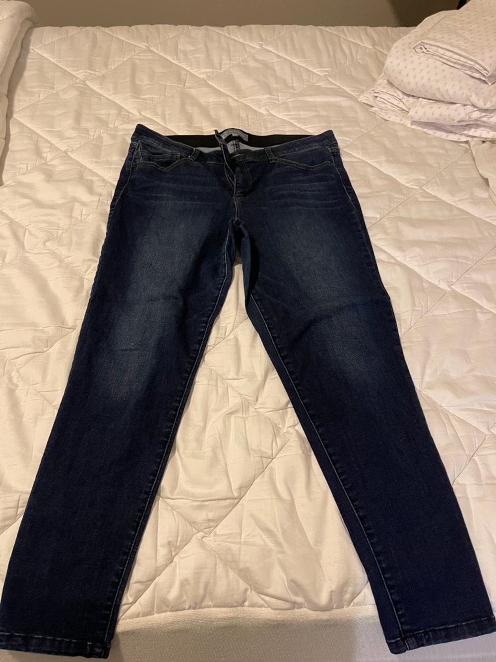 Wit & Wisdom Dark Stretch Skinny Jeans